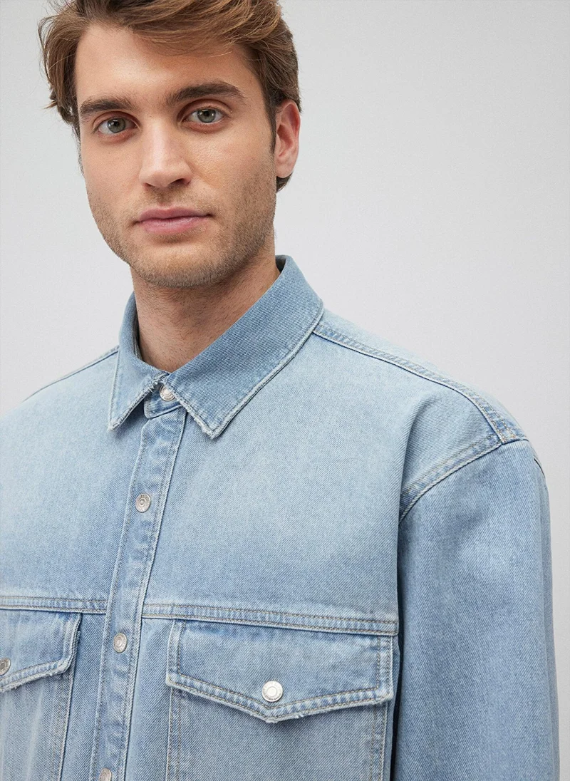 MAVI Ross Light 90s Denim Jean Shirt